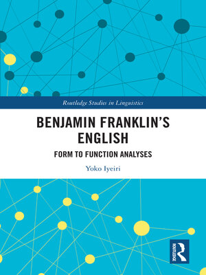 cover image of Benjamin Franklin's English